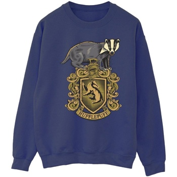 Vêtements Homme Sweats Harry Potter Hufflepuff Sketch Crest Bleu