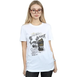 Vêtements Femme T-shirts manches longues Dessins Animés Taz Energy Boost Blanc