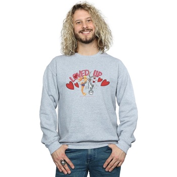 Vêtements Homme Sweats Dessins Animés Bugs Bunny And Lola Valentine's Day Loved Up Gris