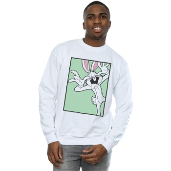Vêtements Homme Sweats Dessins Animés Bugs Bunny Funny Face Blanc