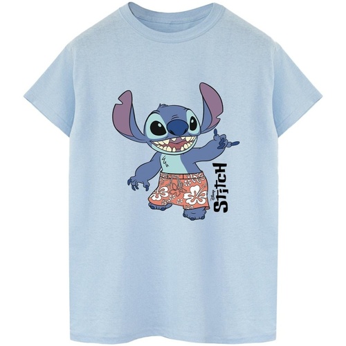 Vêtements Homme T-shirts manches courtes Disney Lilo & Stitch Bermuda Shorts Bleu