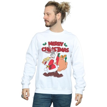 Vêtements Homme Sweats Dessins Animés Santa Bugs Bunny Blanc