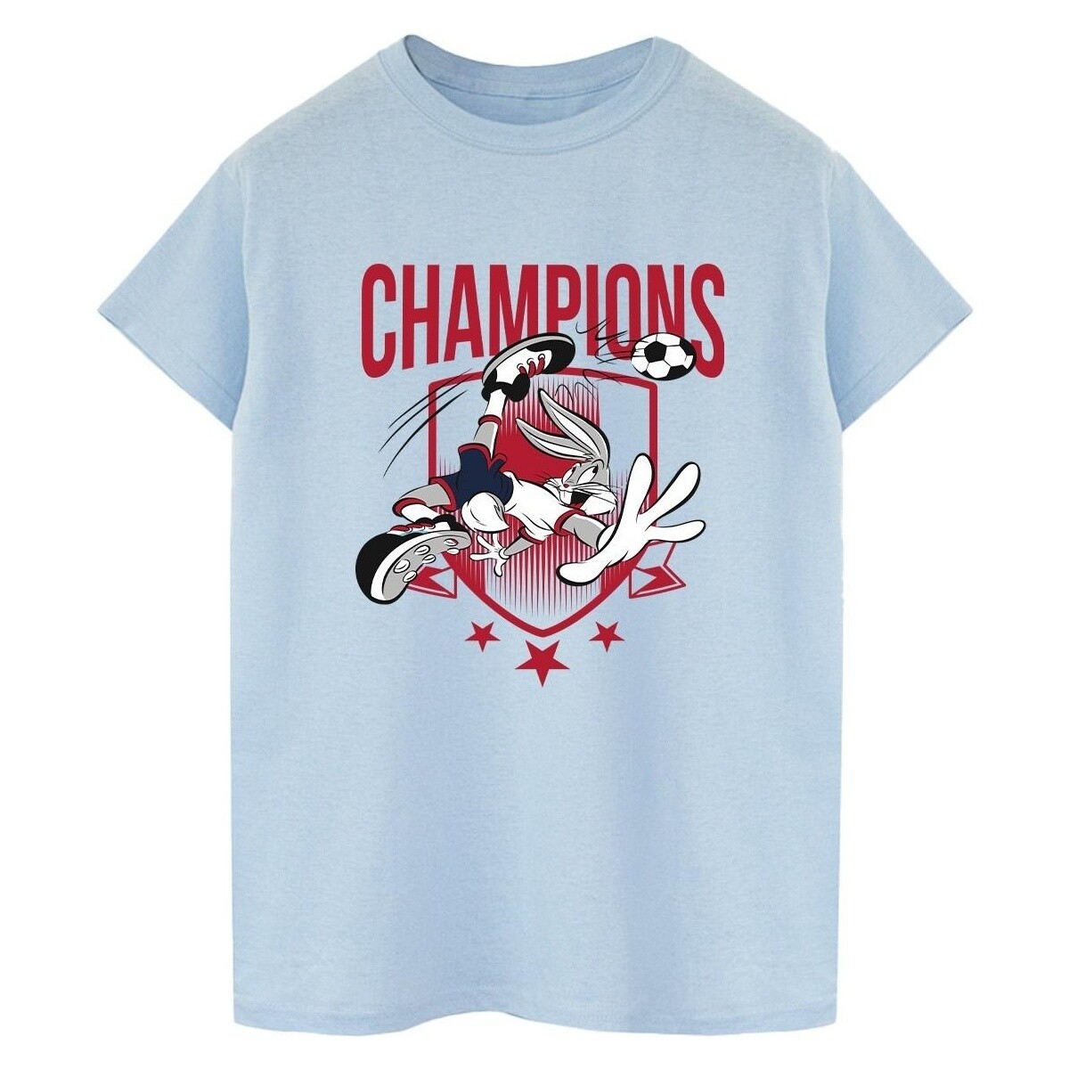 Vêtements Femme T-shirts manches longues Dessins Animés Bugs Bunny Champions Bleu