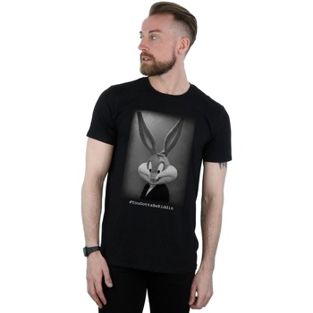 Vêtements Homme T-shirts manches longues Dessins Animés Bugs Bunny Yougottabekiddin Noir