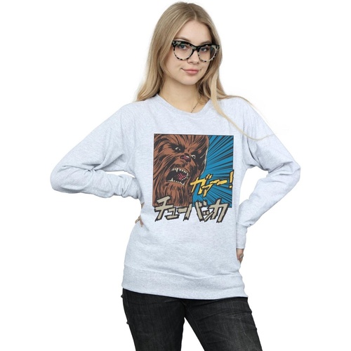 Vêtements Femme Sweats Disney Chewbacca Roar Pop Art Gris