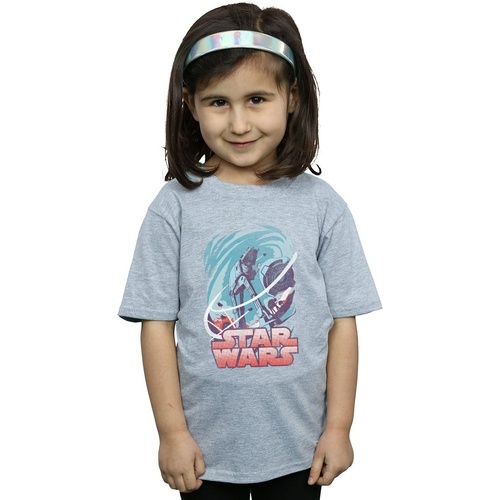Vêtements Fille T-shirts manches longues Disney Hoth Swirl Gris