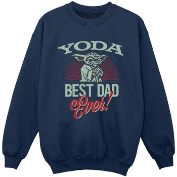 Vêtements Garçon Sweats Disney Mandalorian Yoda Dad Bleu