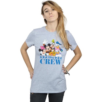 Vêtements Femme T-shirts manches longues Disney Mickey Mouse  Friends Gris