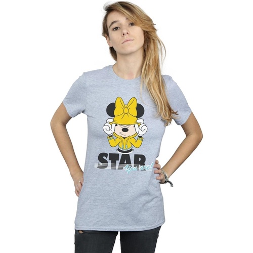 Vêtements Femme T-shirts manches longues Disney Mickey Mouse Star You Are Gris