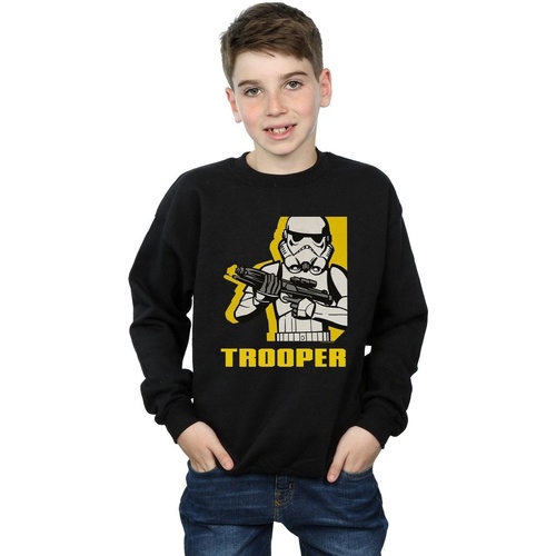 Vêtements Garçon Sweats Disney Rebels Trooper Noir