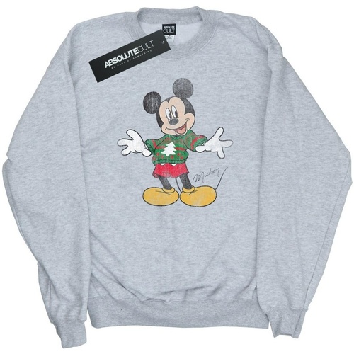 Vêtements Homme Sweats Disney Mickey Mouse Christmas Jumper Gris