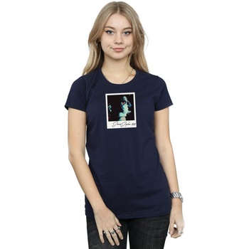 Vêtements Femme T-shirts manches longues Janis Joplin Memories 1970 Bleu