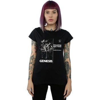 Vêtements Femme T-shirts manches longues Genesis Counting Out Time Noir