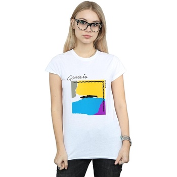 Vêtements Femme T-shirts manches longues Genesis Abacab Multicolour Blanc