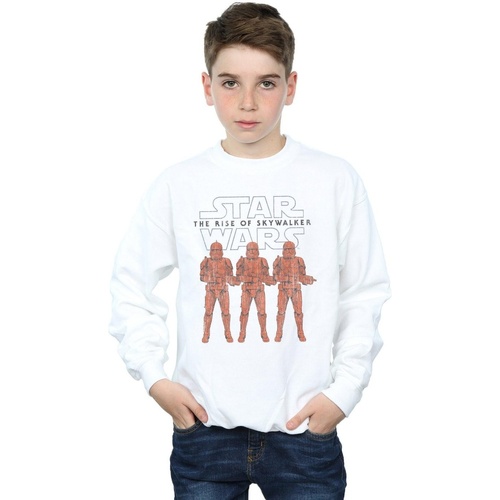 Vêtements Garçon Sweats Disney The Rise Of Skywalker Stormtrooper Colour Line Up Blanc