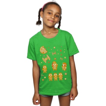 Vêtements Fille T-shirts manches longues Disney Gingerbread Empire Vert