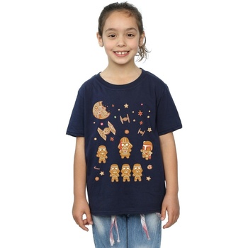 Vêtements Fille T-shirts manches longues Disney Gingerbread Empire Bleu