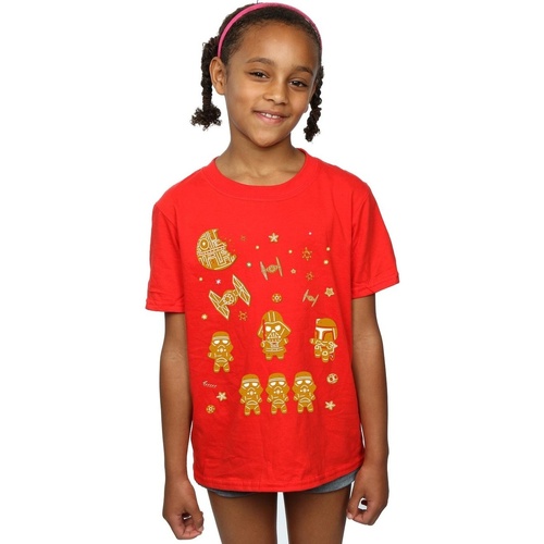 Vêtements Fille T-shirts manches longues Disney Gingerbread Empire Rouge