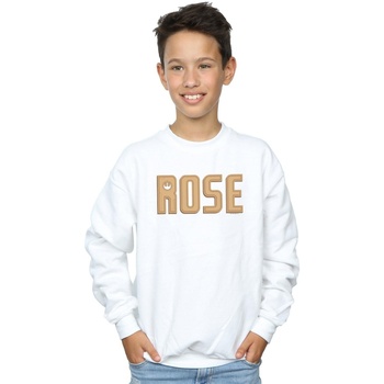 Vêtements Garçon Sweats Disney The Rise Of Skywalker Rose Text Logo Blanc