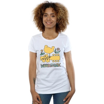 Vêtements Femme T-shirts manches longues Woodstock Bird Aztec Pattern Blanc