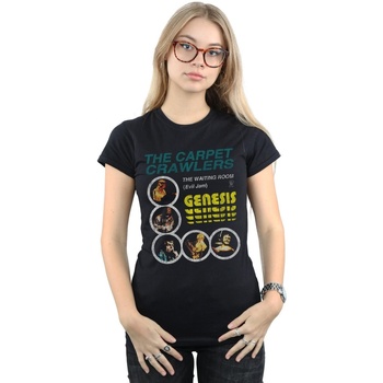 Vêtements Femme T-shirts manches longues Genesis The Carpet Crawlers Noir