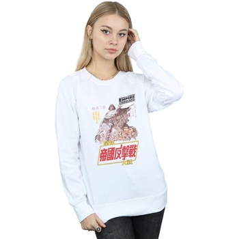 Vêtements Femme Sweats Disney The Empire Strikes Back Airbrush Kanji Poster Blanc