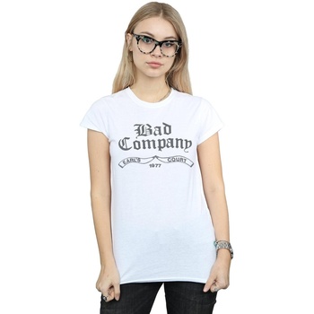 Vêtements Femme T-shirts manches longues Bad Company Earl's Court 1977 Blanc