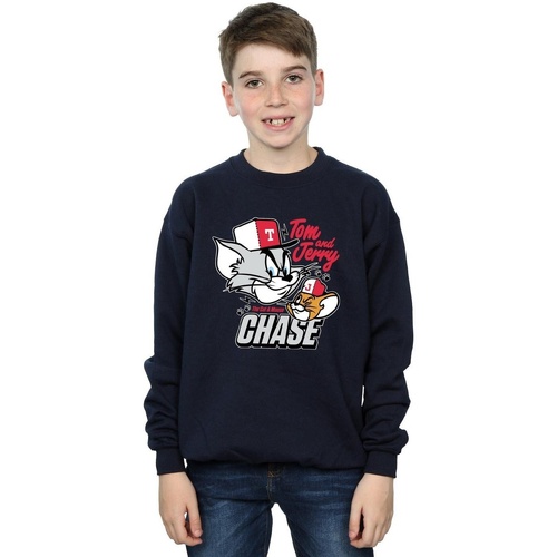 Vêtements Garçon Sweats Dessins Animés Cat & Mouse Chase Bleu