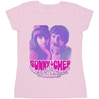Vêtements Femme T-shirts manches longues Sonny & Cher Westbury Music Fair Rouge