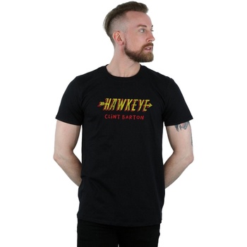 Vêtements Homme T-shirts manches longues Marvel Hawkeye AKA Clint Barton Noir