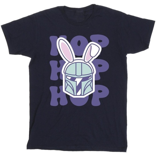 Vêtements Garçon T-shirts manches courtes Disney The Mandalorian Hop Into Easter Bleu