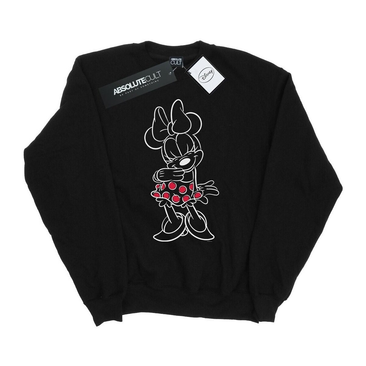 Vêtements Homme Sweats Disney Minnie Mouse Outline Polka Dot Noir