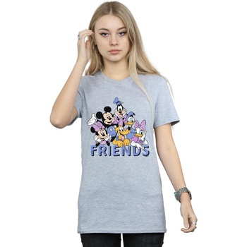 Vêtements Femme T-shirts manches longues Disney Classic Friends Gris