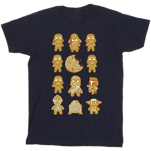 Vêtements Fille T-shirts manches longues Disney Episode IV: A New Hope 12 Gingerbread Bleu