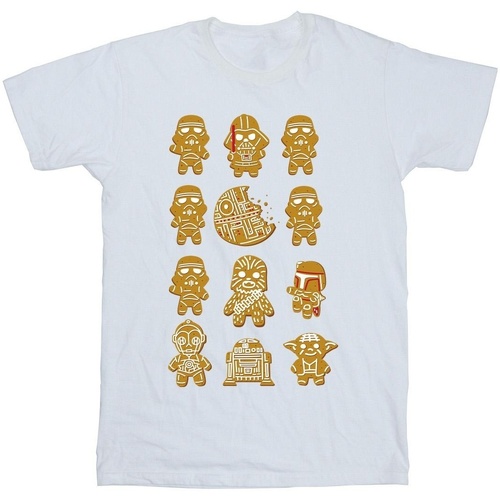 Vêtements Fille T-shirts manches longues Disney Episode IV: A New Hope 12 Gingerbread Blanc