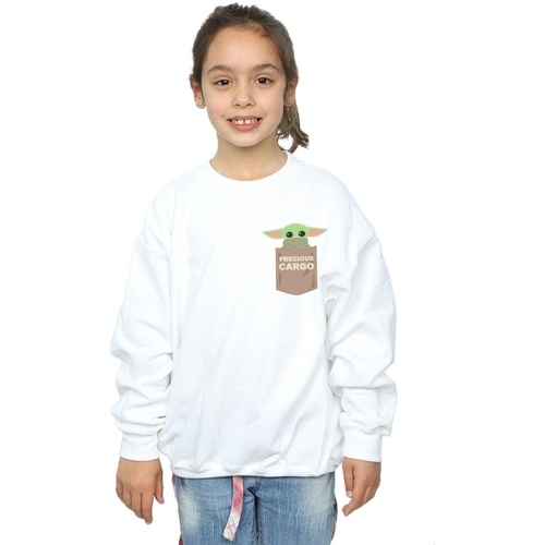 Vêtements Fille Sweats Disney Malles / coffres de rangements Cargo Pocket Blanc