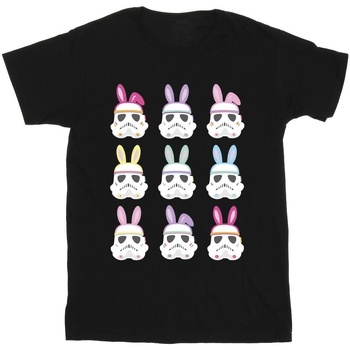 Vêtements Fille T-shirts manches longues Disney Stormtrooper Easter Bunnies Noir