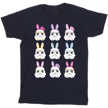 Vêtements Fille T-shirts manches longues Disney Stormtrooper Easter Bunnies Bleu