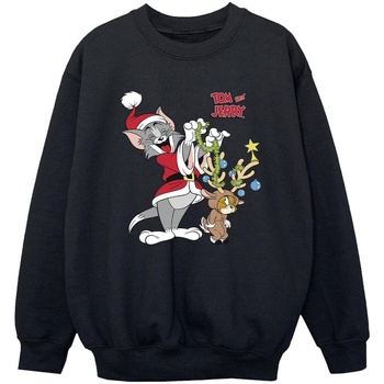 Vêtements Garçon Sweats Tom & Jerry Christmas Reindeer Noir
