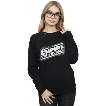 Vêtements Femme Sweats Disney The Empire Strikes Back Logo Noir