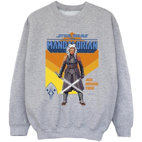Vêtements Fille Sweats Disney The Mandalorian Jedi Ahsoka Tano Gris