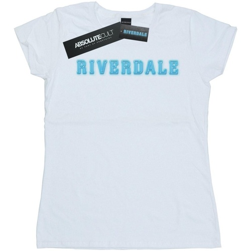 Vêtements Femme T-shirts manches longues Riverdale Neon Logo Blanc