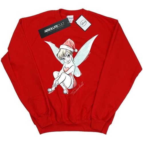 Vêtements Garçon Sweats Disney Tinkerbell Christmas Fairy Rouge