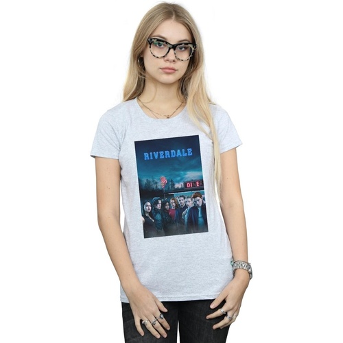 Vêtements Femme T-shirts manches longues Riverdale Die Diner Gris