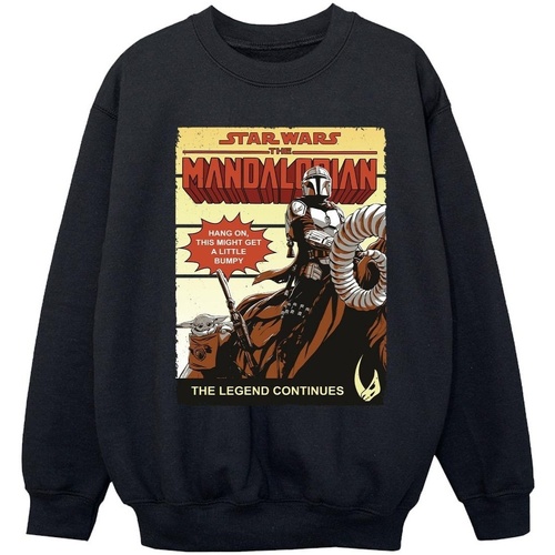 Vêtements Fille Sweats Star Wars The Mandalorian Bumpy Ride Noir