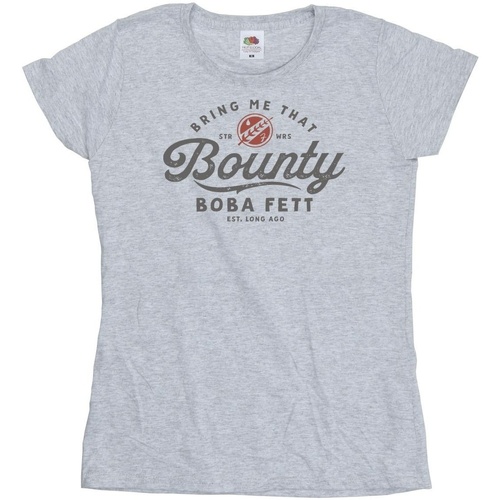 Vêtements Femme T-shirts manches longues Disney Bring Me That Bounty Gris