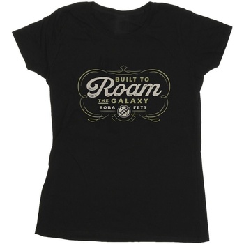 Vêtements Femme T-shirts manches longues Disney The Book Of Boba Fett Built To Roam Noir