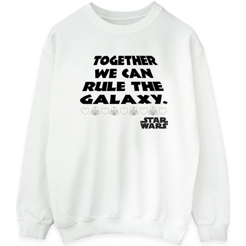 Vêtements Femme Sweats Disney Together We Can Rule The Galaxy Blanc