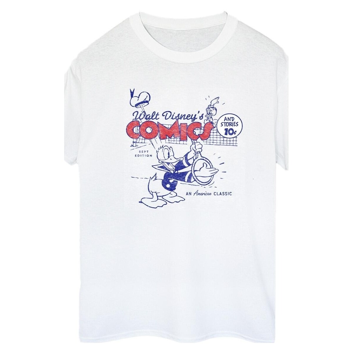 Vêtements Femme T-shirts manches longues Disney Donald Duck Comics Blanc