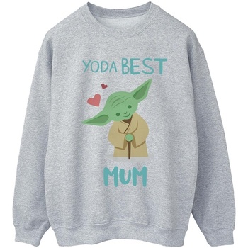 Vêtements Femme Sweats Disney Yoda Best Mum Gris